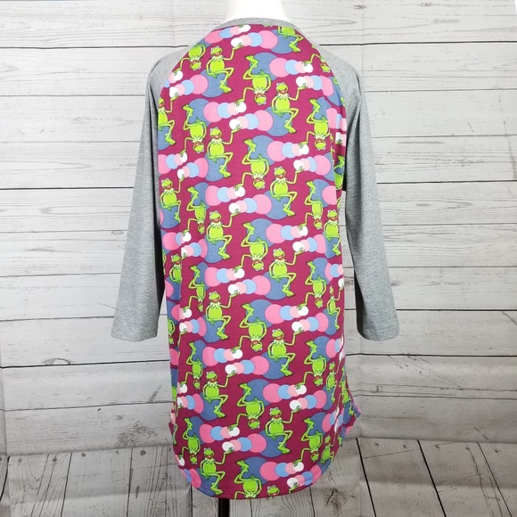 LuLaRoe Muppets Kermit Disney Collection Randy Tee - Picture 2 of 8